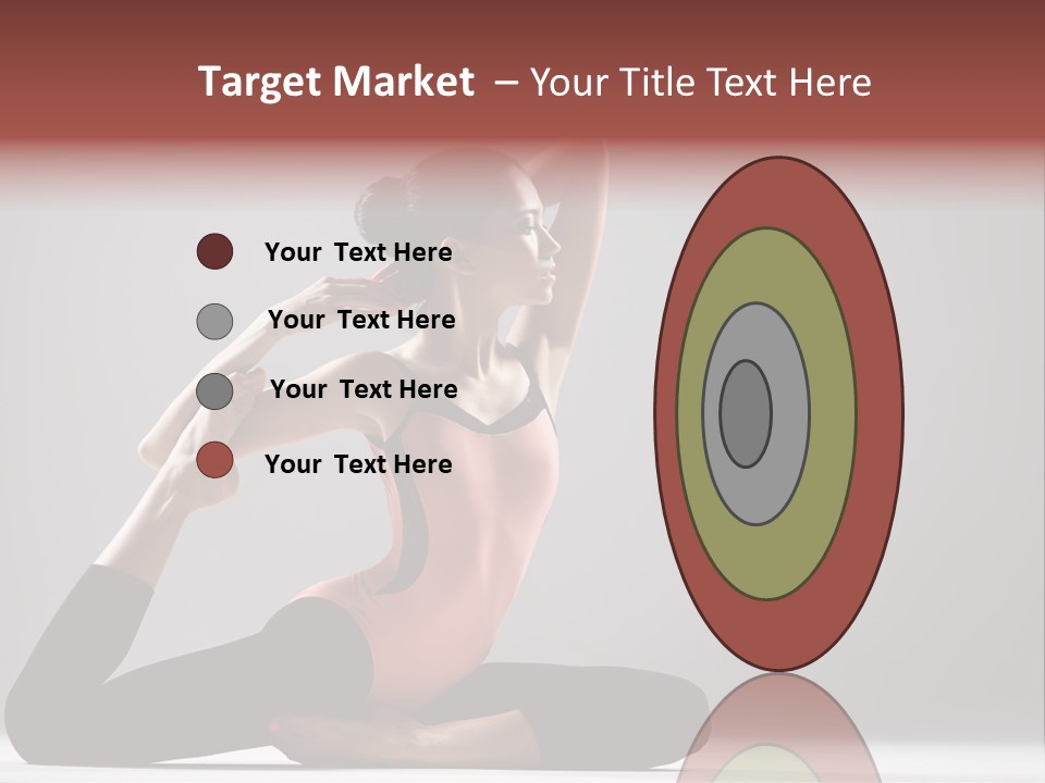 Female Balance Vitality PowerPoint Template