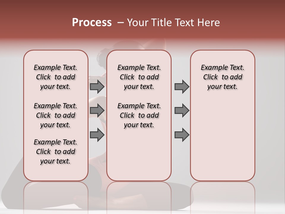 Female Balance Vitality PowerPoint Template
