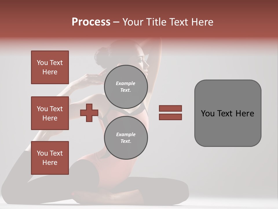 Female Balance Vitality PowerPoint Template