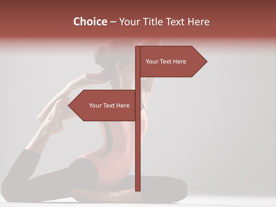 Female Balance Vitality PowerPoint Template