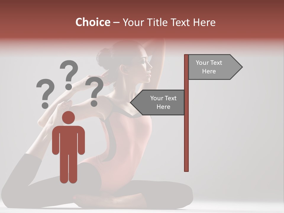 Female Balance Vitality PowerPoint Template