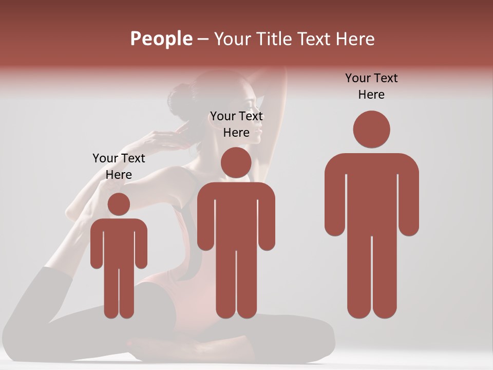 Female Balance Vitality PowerPoint Template