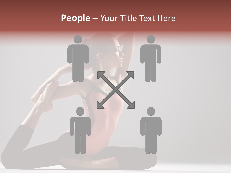 Female Balance Vitality PowerPoint Template