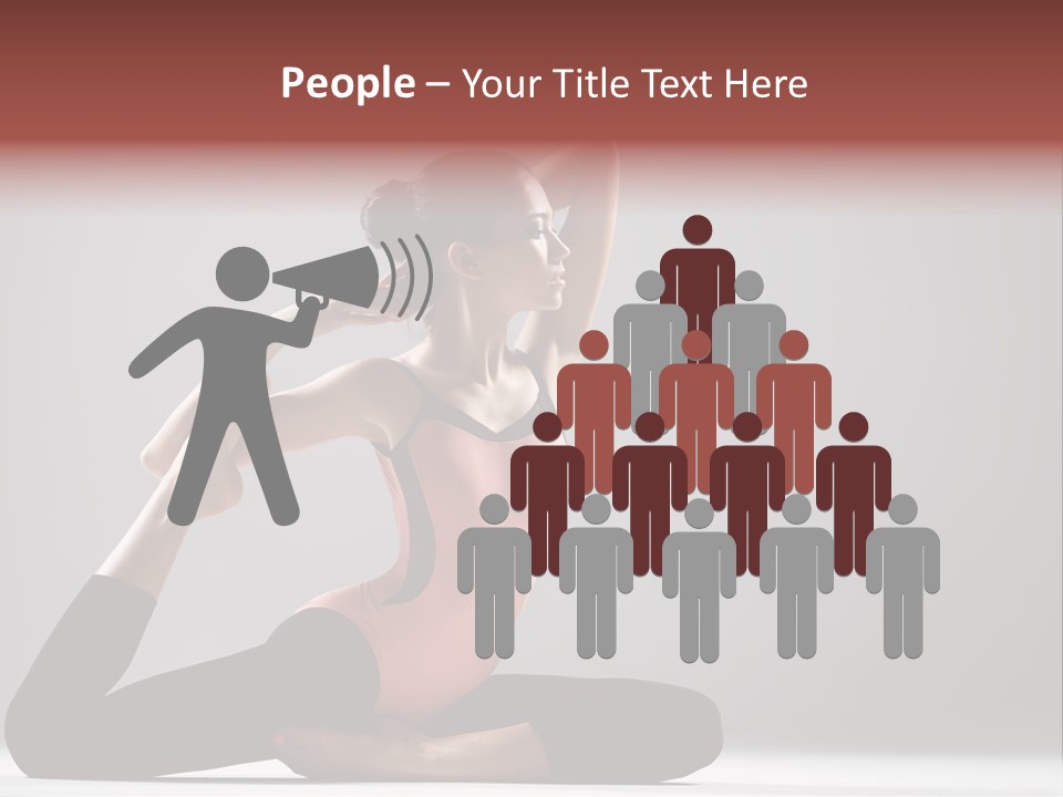 Female Balance Vitality PowerPoint Template