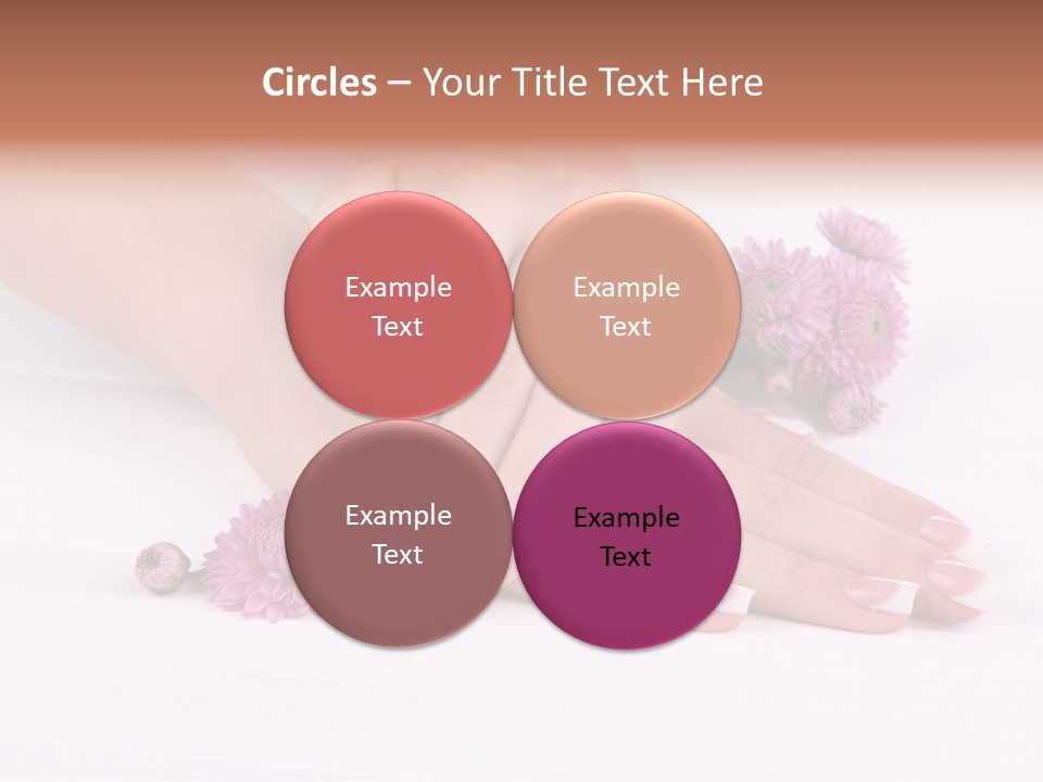 Flower Treatment Table PowerPoint Template