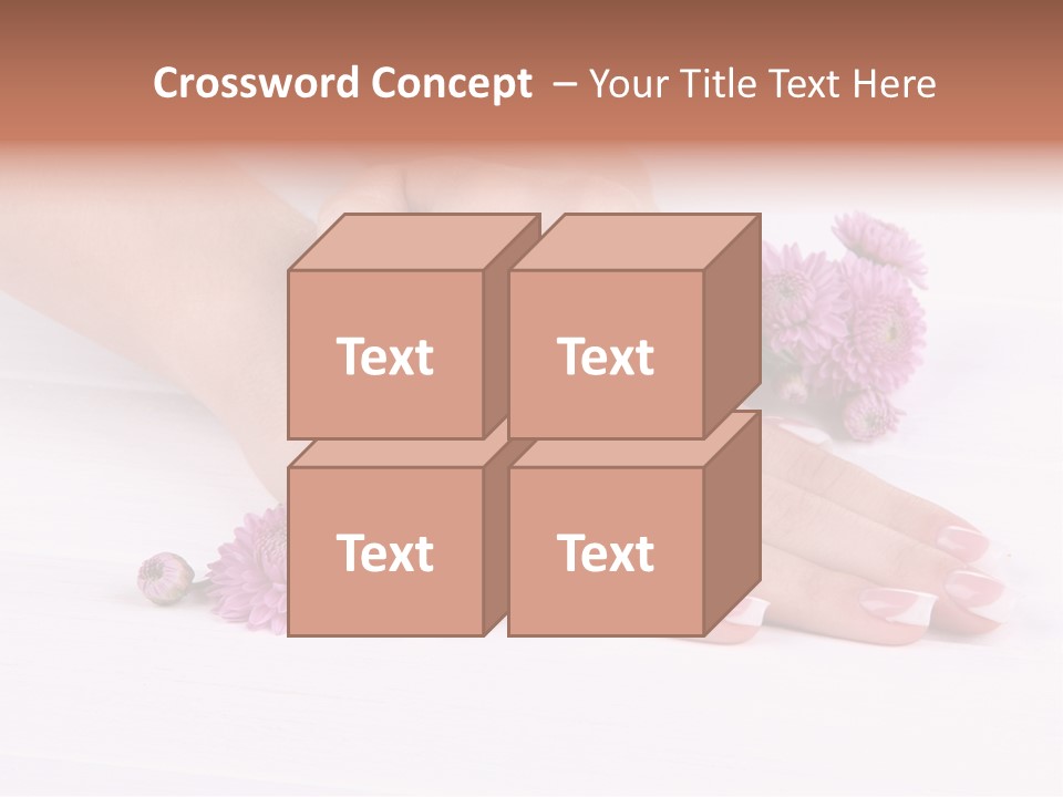 Flower Treatment Table PowerPoint Template