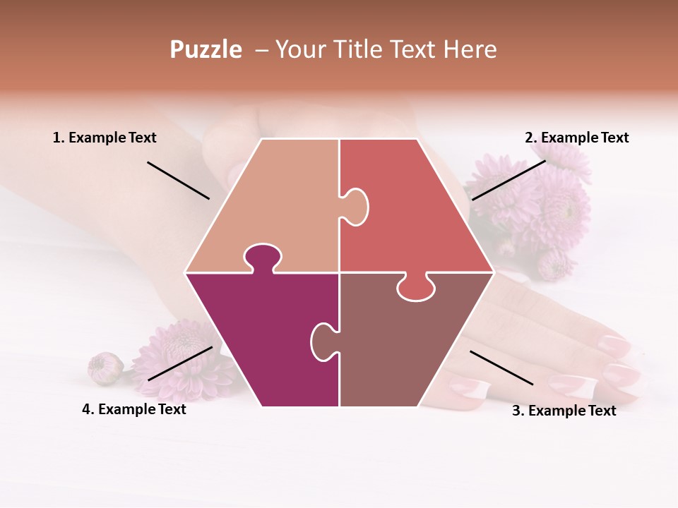 Flower Treatment Table PowerPoint Template