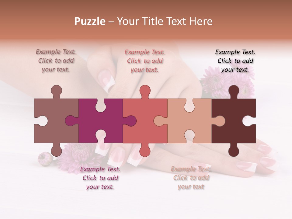 Flower Treatment Table PowerPoint Template