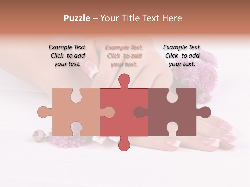 Flower Treatment Table PowerPoint Template