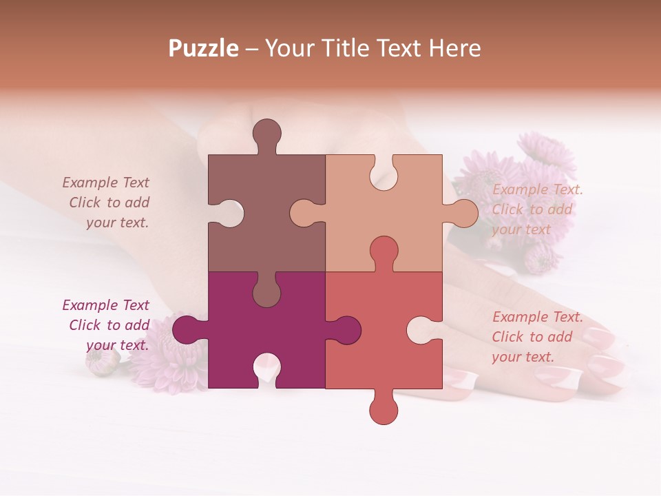 Flower Treatment Table PowerPoint Template