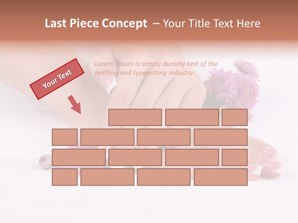 Flower Treatment Table PowerPoint Template