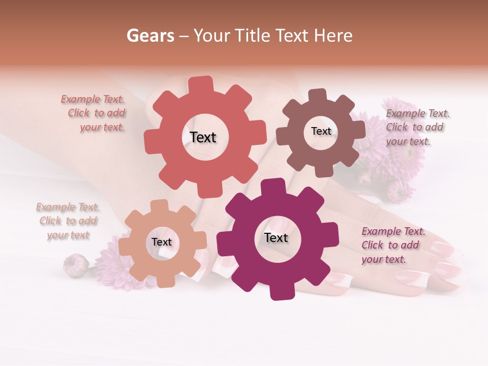 Flower Treatment Table PowerPoint Template