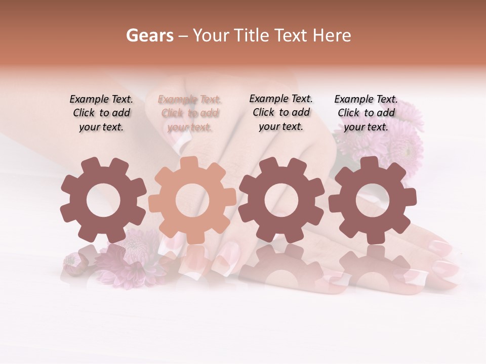 Flower Treatment Table PowerPoint Template