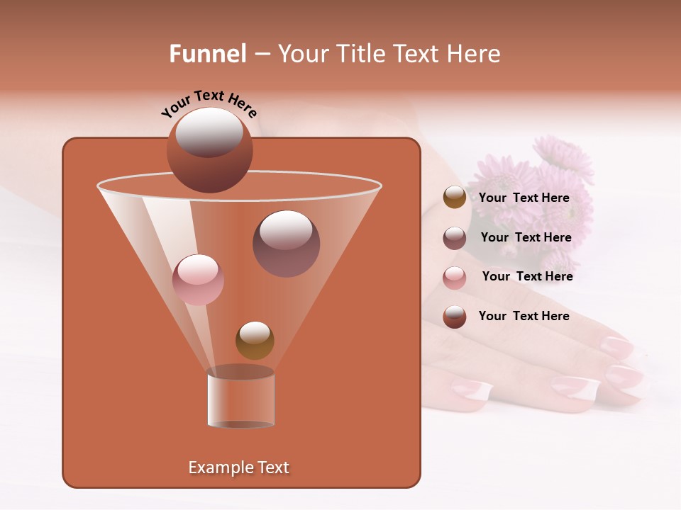 Flower Treatment Table PowerPoint Template