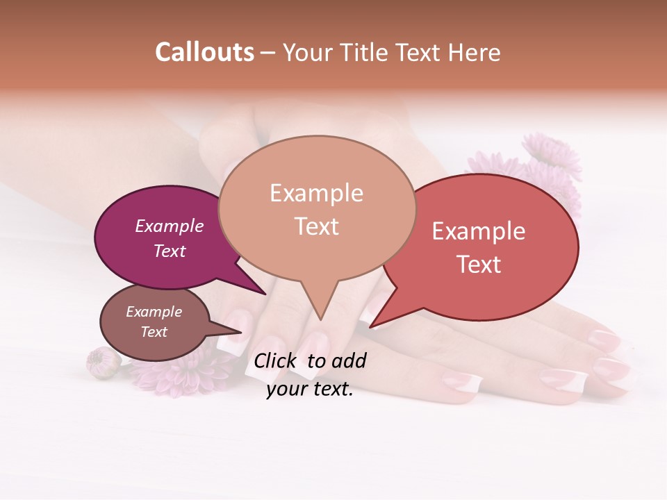 Flower Treatment Table PowerPoint Template
