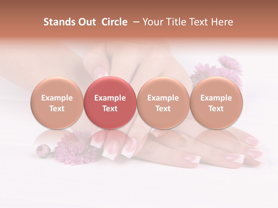 Flower Treatment Table PowerPoint Template