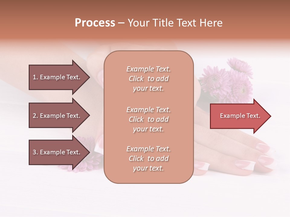 Flower Treatment Table PowerPoint Template