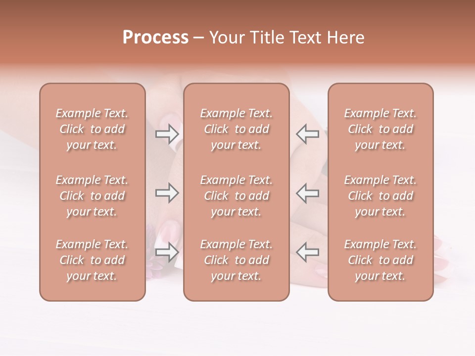 Flower Treatment Table PowerPoint Template