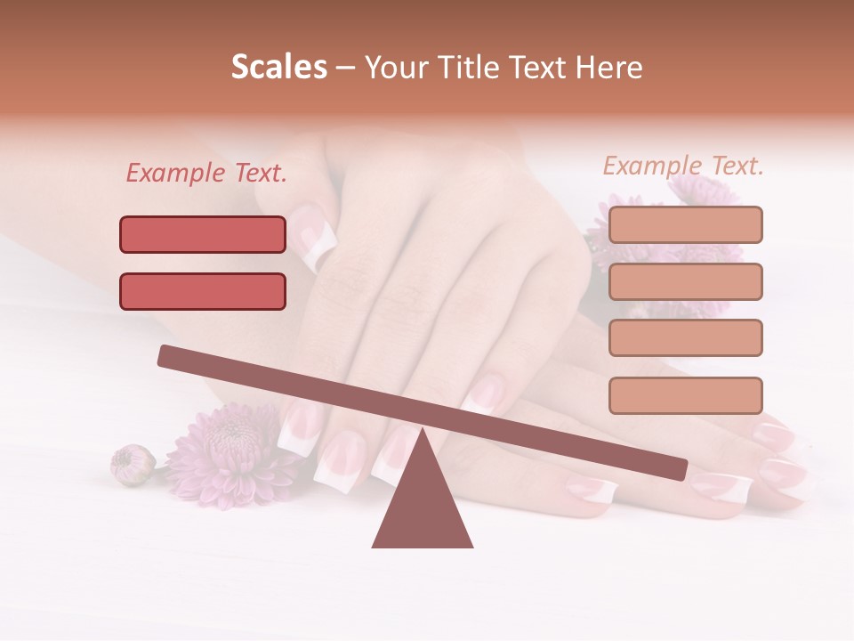 Flower Treatment Table PowerPoint Template