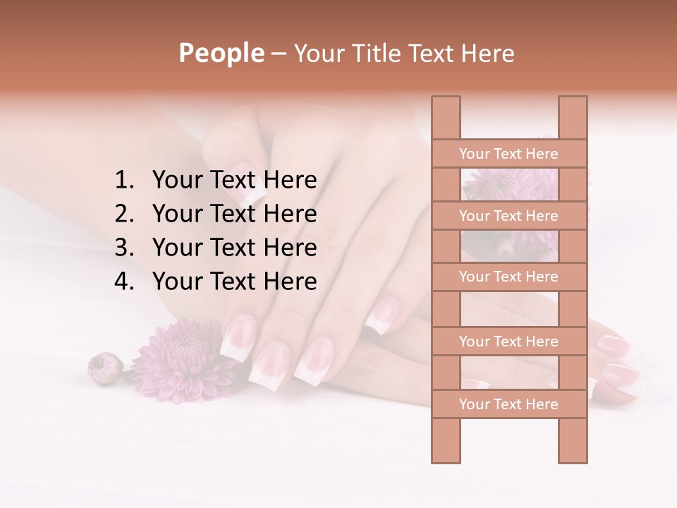 Flower Treatment Table PowerPoint Template