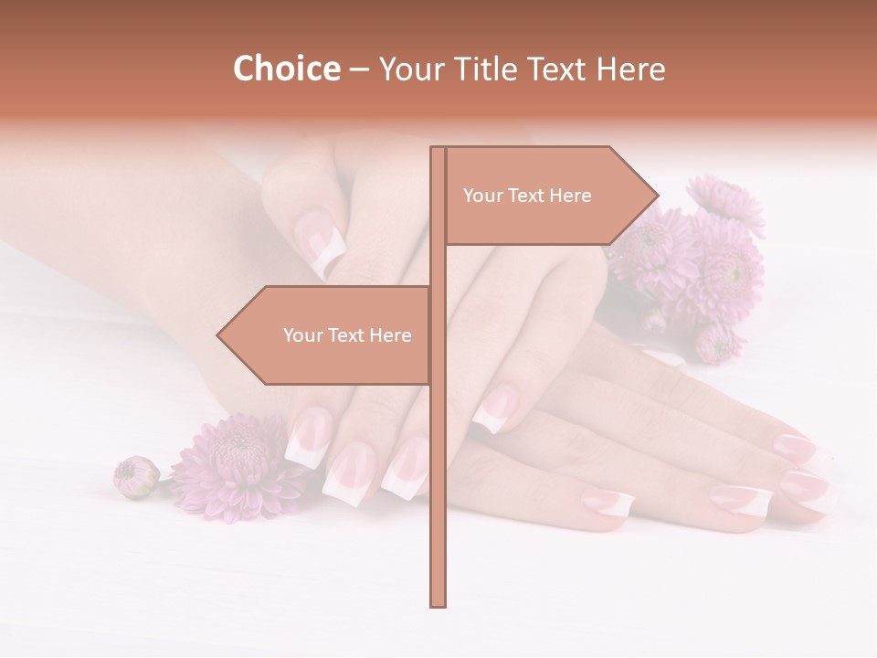 Flower Treatment Table PowerPoint Template