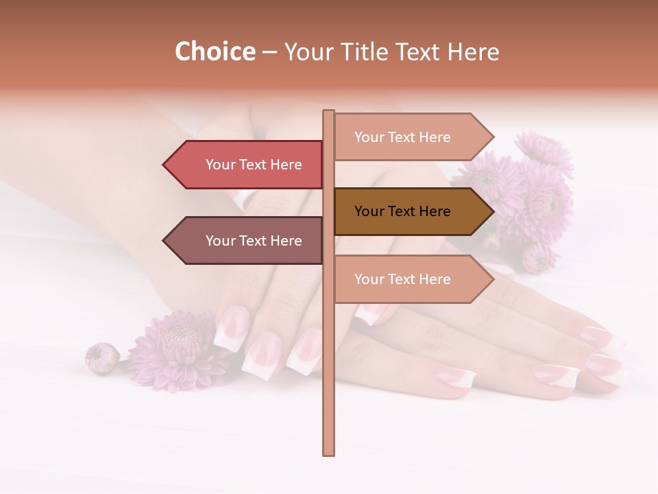 Flower Treatment Table PowerPoint Template