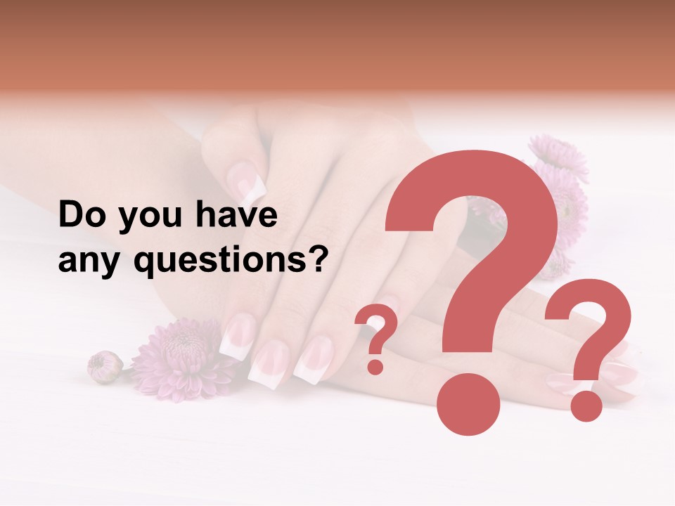 Flower Treatment Table PowerPoint Template