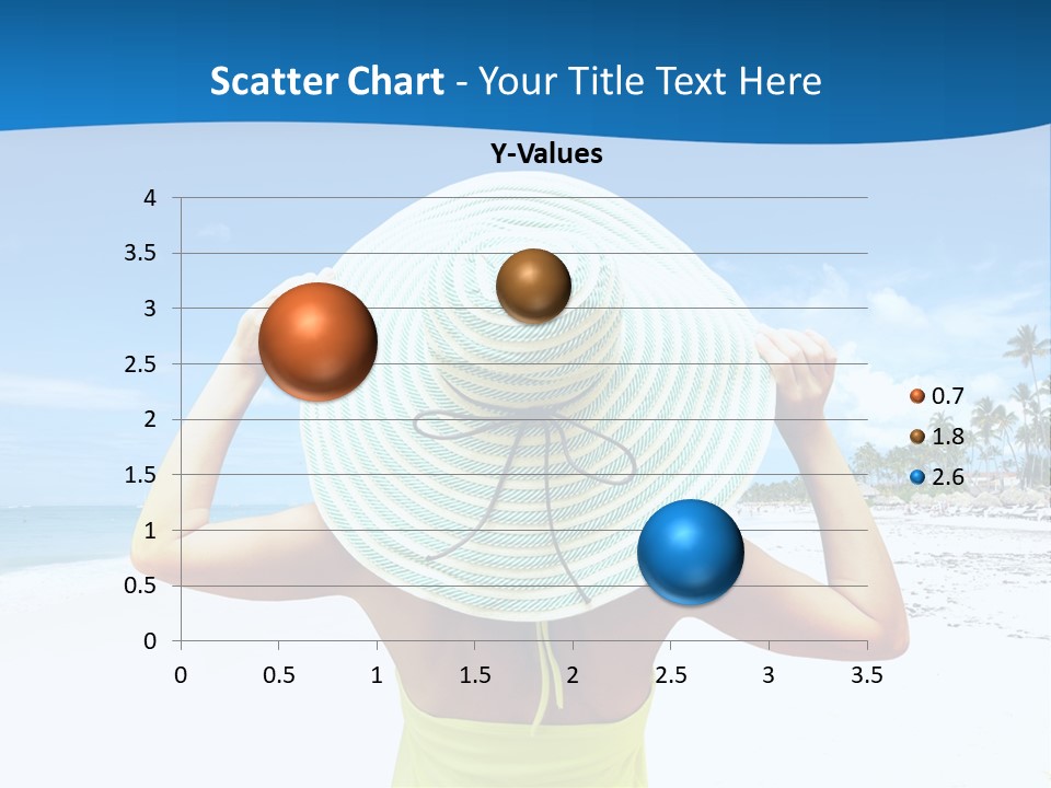 Mexican Girl Ocean PowerPoint Template