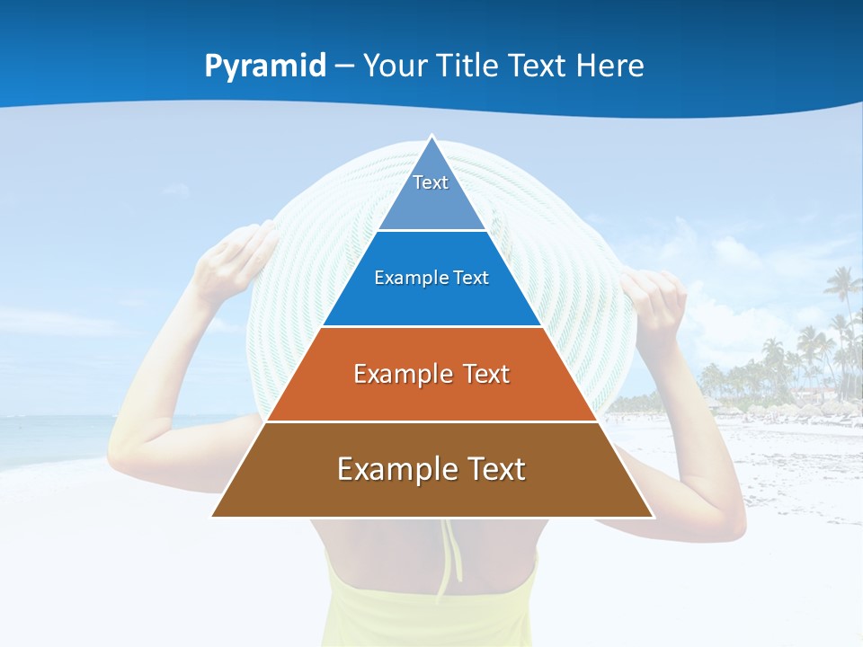 Mexican Girl Ocean PowerPoint Template