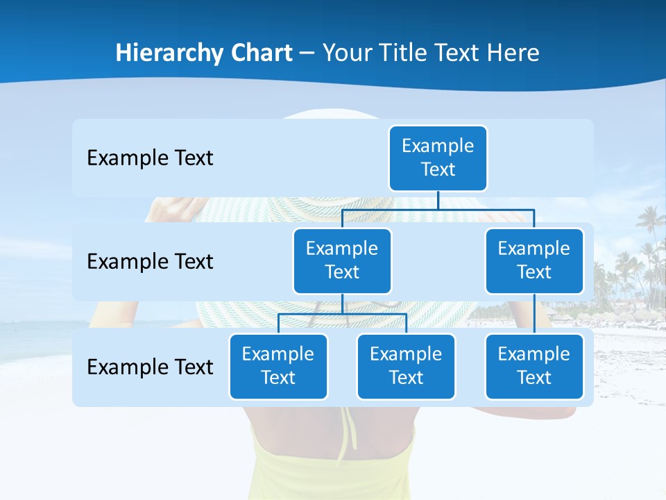 Mexican Girl Ocean PowerPoint Template