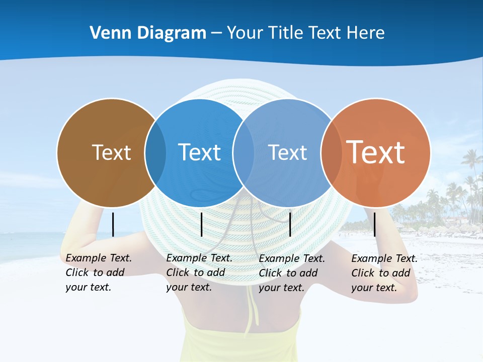 Mexican Girl Ocean PowerPoint Template