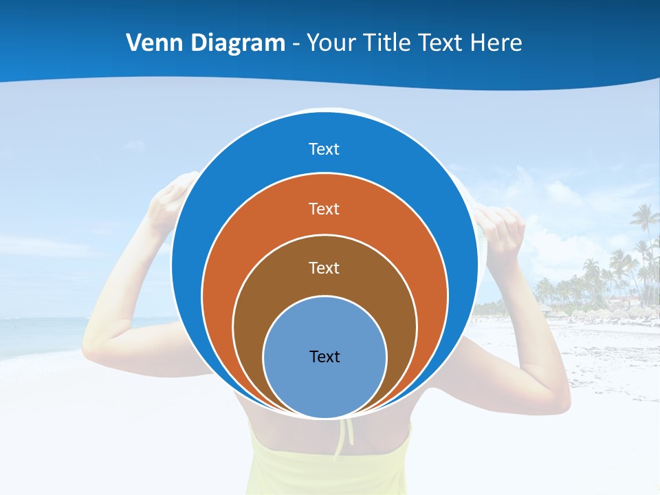 Mexican Girl Ocean PowerPoint Template