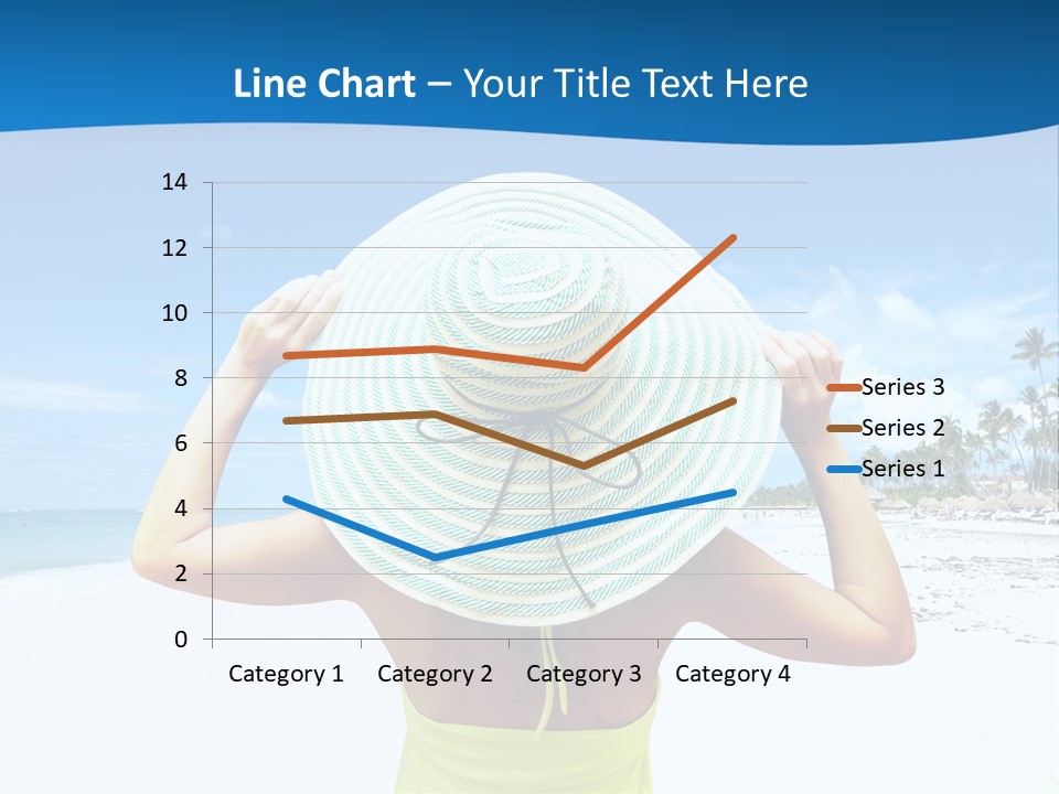 Mexican Girl Ocean PowerPoint Template