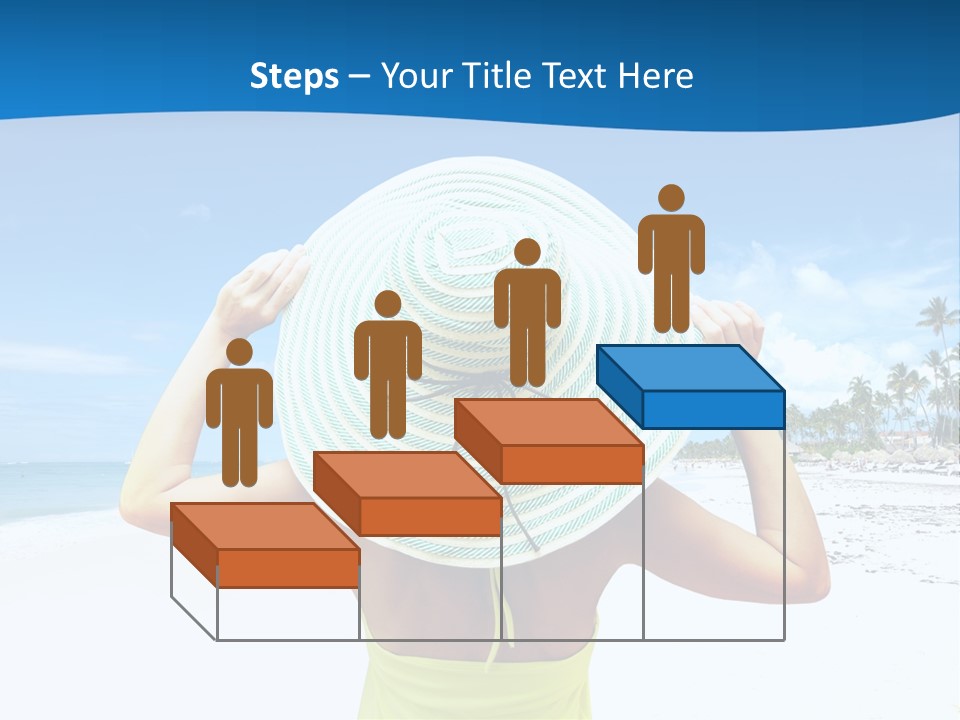 Mexican Girl Ocean PowerPoint Template