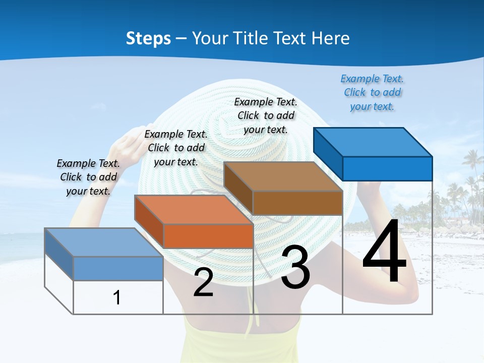 Mexican Girl Ocean PowerPoint Template