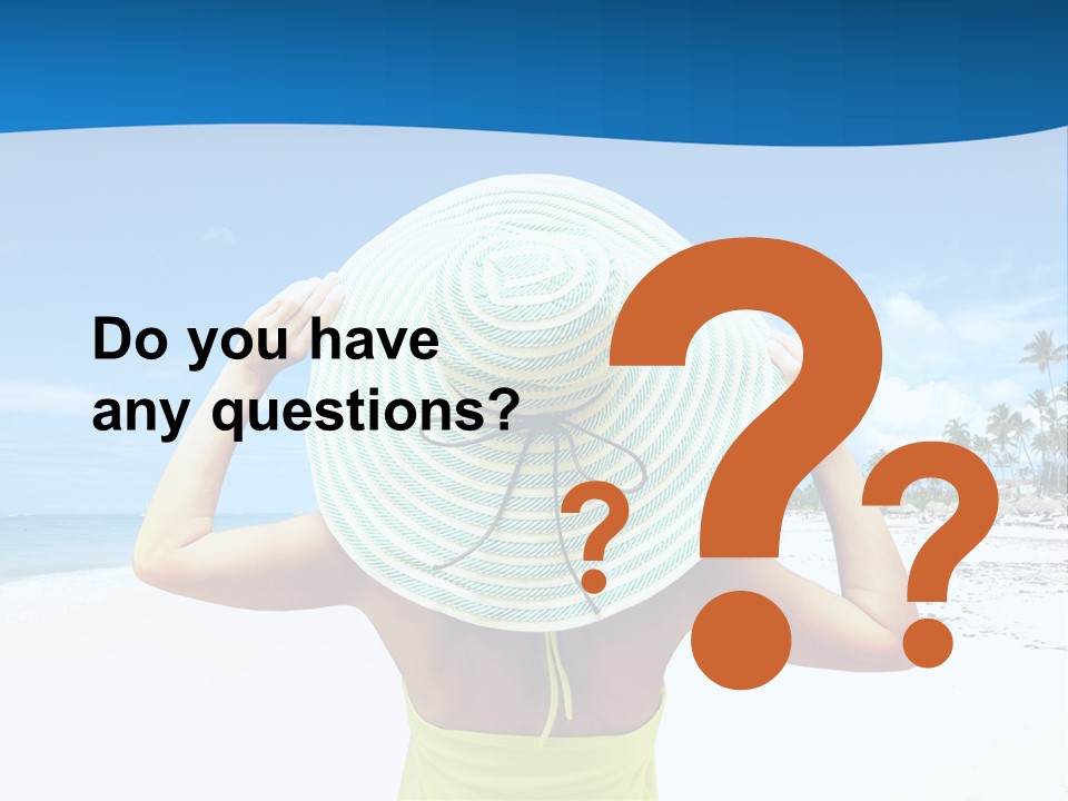 Mexican Girl Ocean PowerPoint Template