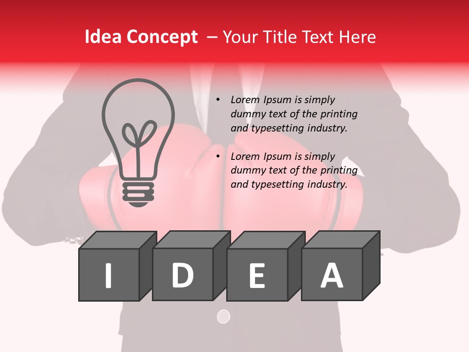 Idea Protective Strength PowerPoint Template