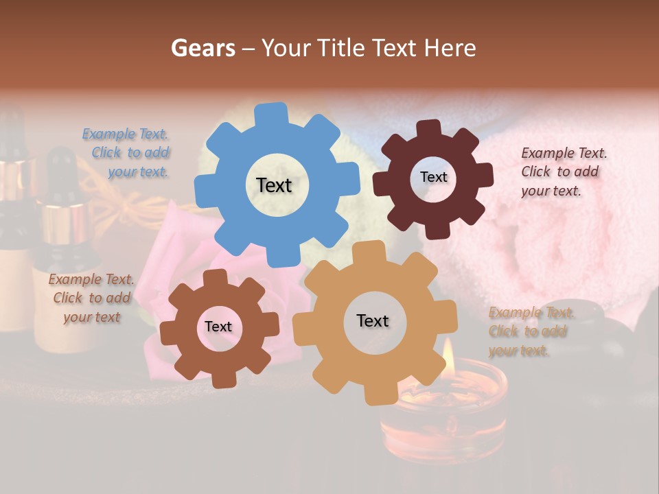 Bamboo Concept Oil PowerPoint Template