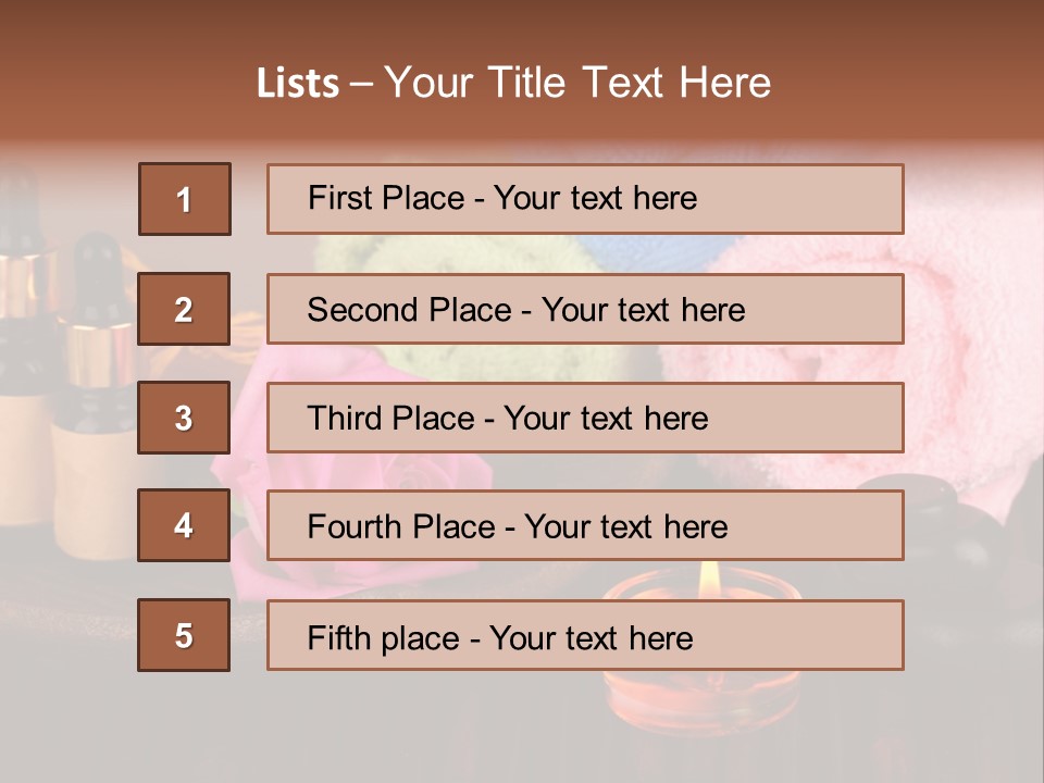 Bamboo Concept Oil PowerPoint Template