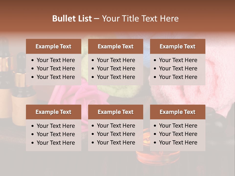 Bamboo Concept Oil PowerPoint Template