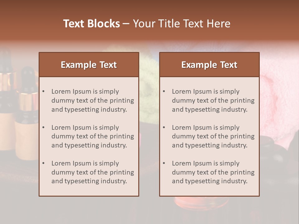 Bamboo Concept Oil PowerPoint Template