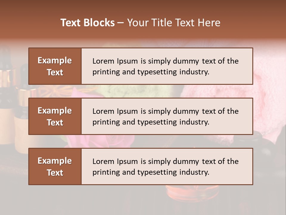 Bamboo Concept Oil PowerPoint Template