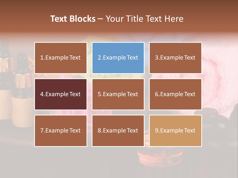 Bamboo Concept Oil PowerPoint Template