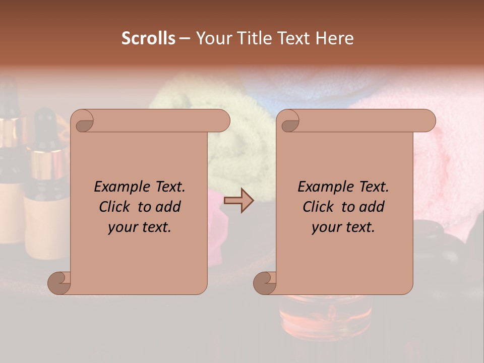 Bamboo Concept Oil PowerPoint Template