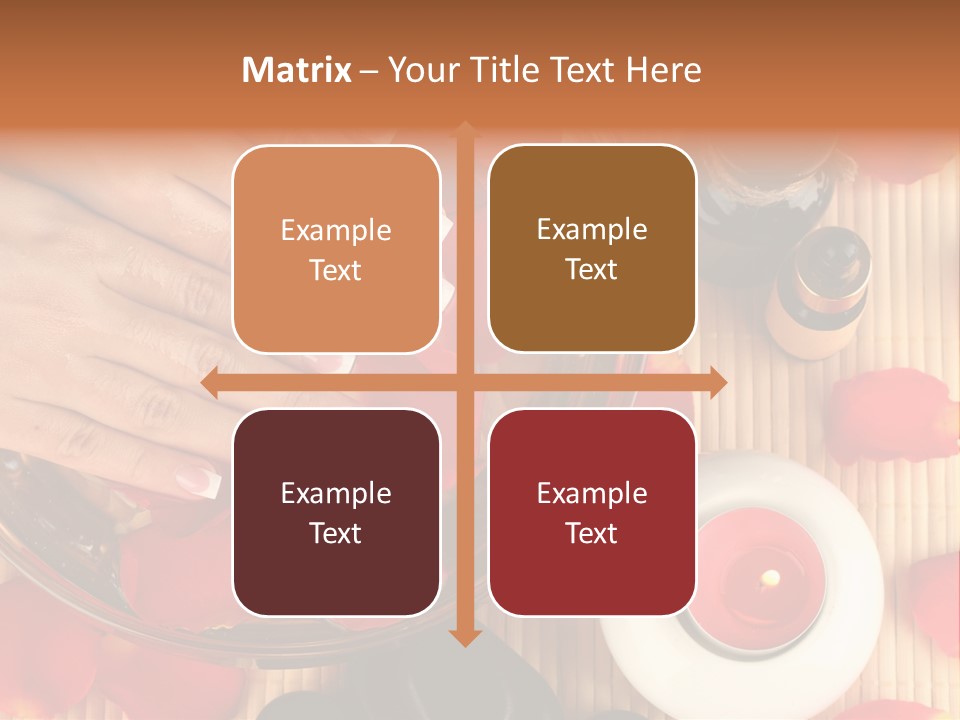 Petals Pink Water PowerPoint Template