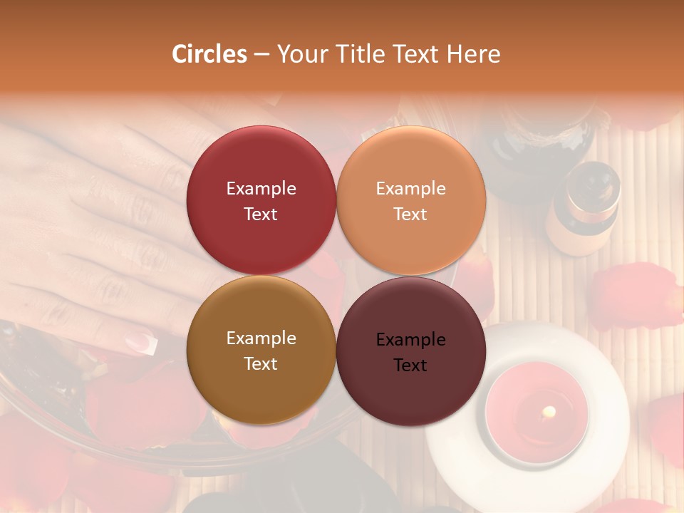 Petals Pink Water PowerPoint Template