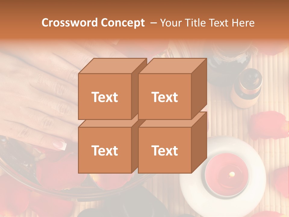 Petals Pink Water PowerPoint Template