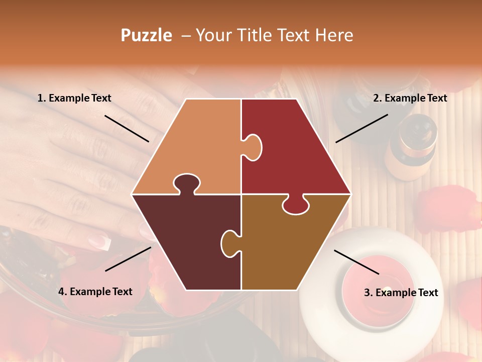 Petals Pink Water PowerPoint Template