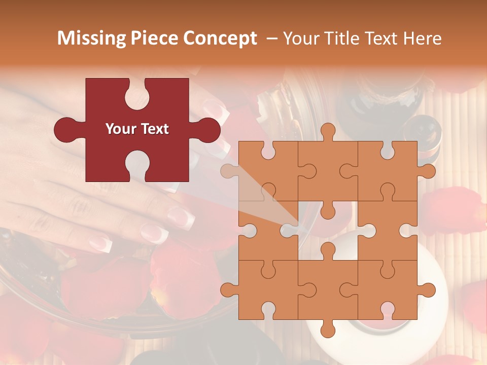 Petals Pink Water PowerPoint Template