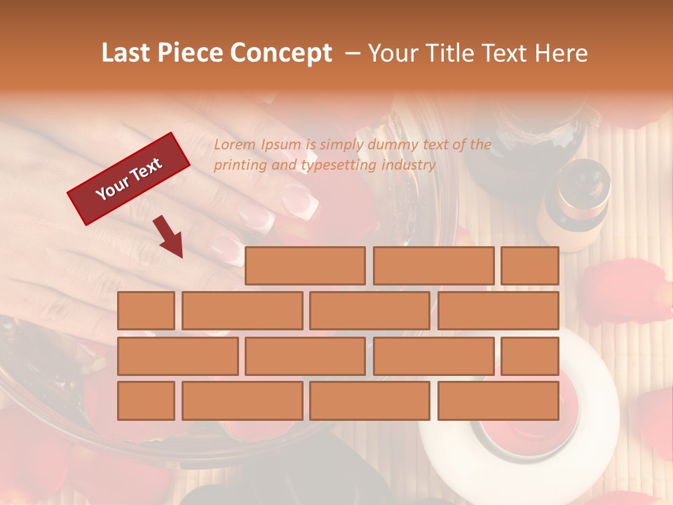 Petals Pink Water PowerPoint Template